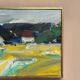 Original Swedish Oil on Canvas – “Houses” by T. Örn 1970 – Vintage & Framed