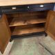 Former parisian black patina side board
