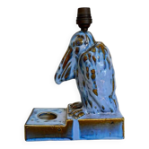 'Pelican' sculpture, Art Deco lamp base / inkwell in fine glazed stoneware