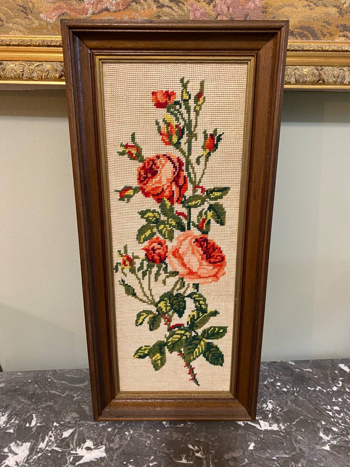 Tapisserie vintage roses