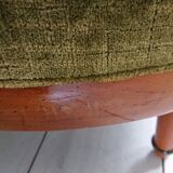 Fauteuils bergere anglais vert