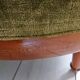 Green English bergere armchairs