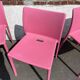 Set of 4 pink design AIR CHAIRS by Jason Morrison.