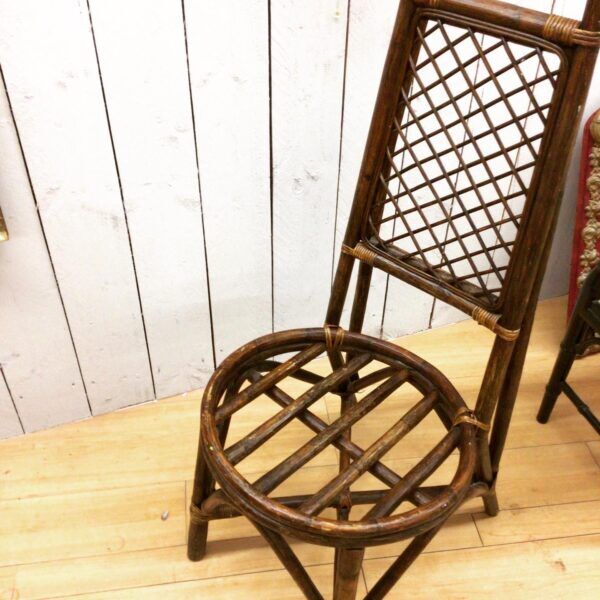 Set of 4 rattan chairs