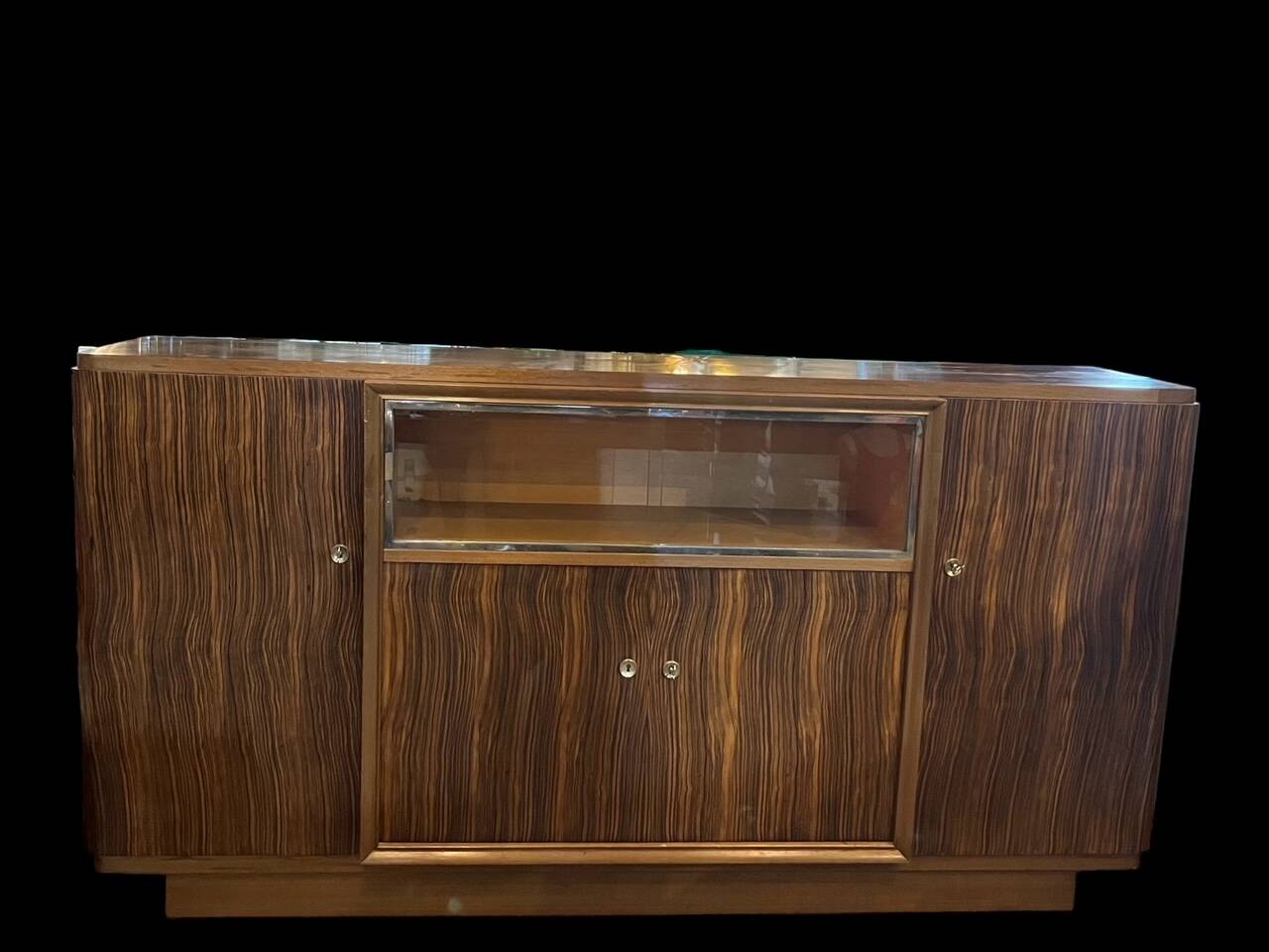 art deco sideboard in macassar ebony