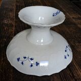 Compotier faience Saint-Amand Nord Barbeau iron earth late nineteenth early twentieth