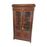 Louis Philippe Period Walnut Library Showcase