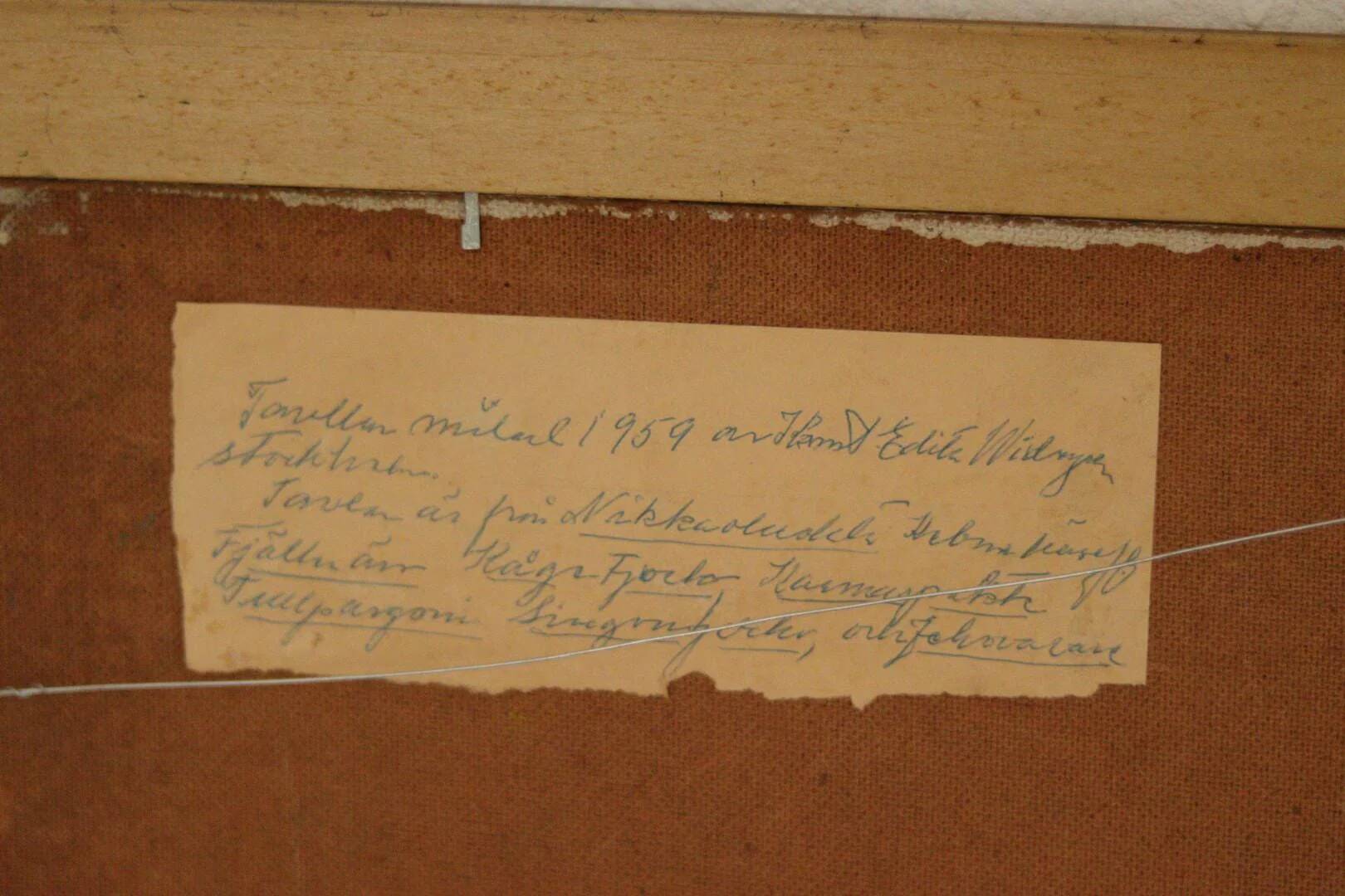 "Nikkaluokta" by Edith Widengren