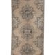 Tapis vintage turc de Oushak, tissé à la main 115x383 cm
