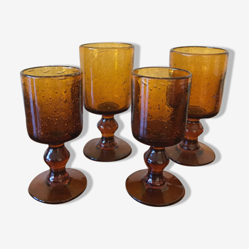 Lot de verres sur pied Biot