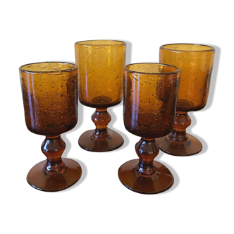 Set of Biot stemmed glasses