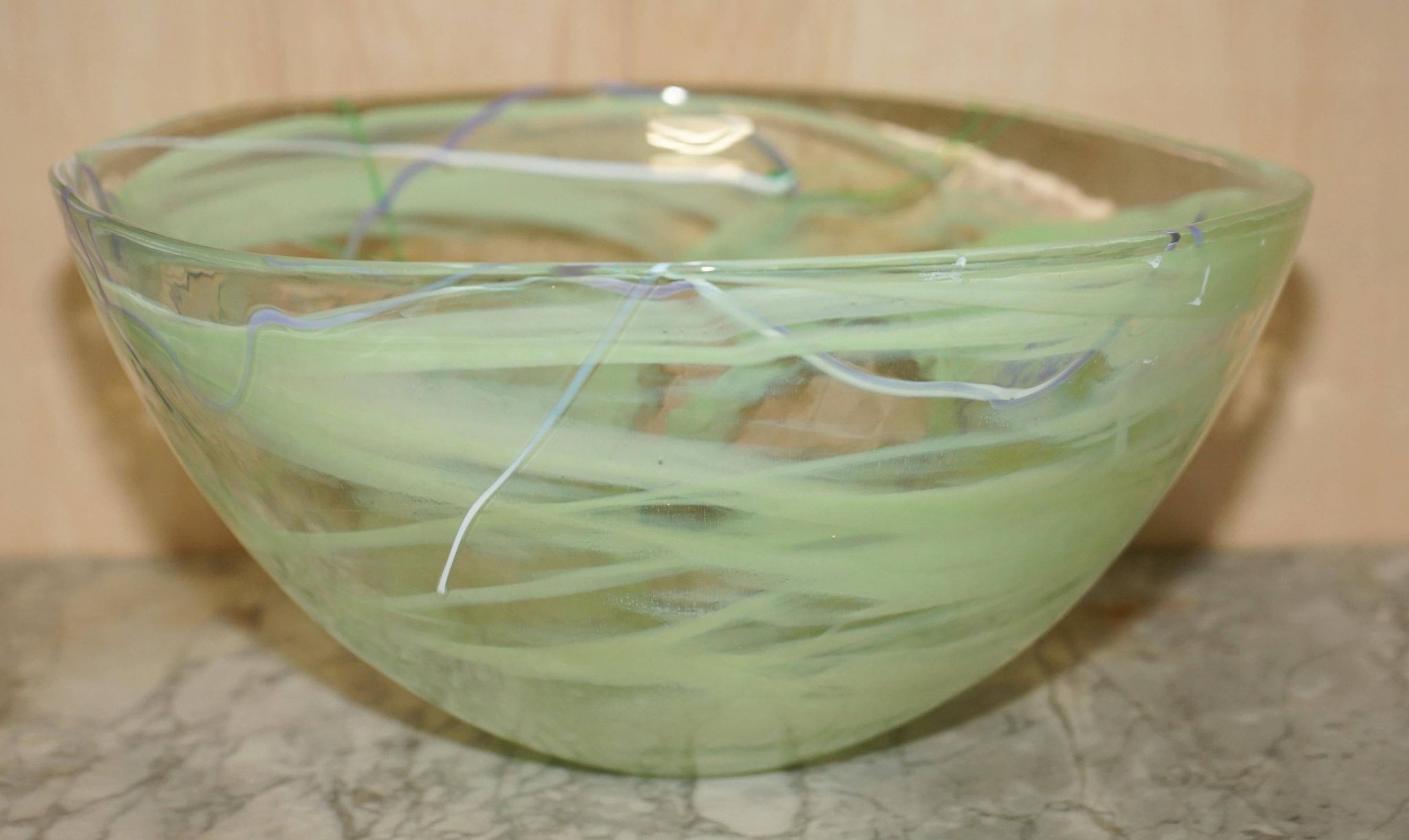 Kosta Boda decorative bowl in glass by Anna Ehrner