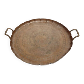 Polish guilloched tray from Handelsmann, 1890s