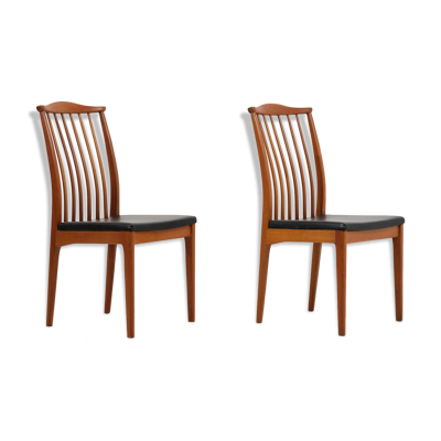 2 chaises teck 1960’s made in Sweden