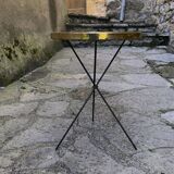 Tripod side table by Mechanical Mirror Works Inc 1950