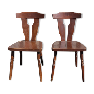 Pair of Macorest bistro chairs