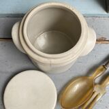 Glazed earth pot
