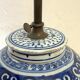 Chinese porcelain wooden lamp base