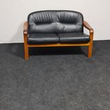 Vintage teak Danish design two seat sofa by Komfort Denmark