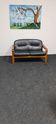 Vintage teak Danish design two seat sofa by Komfort Denmark
