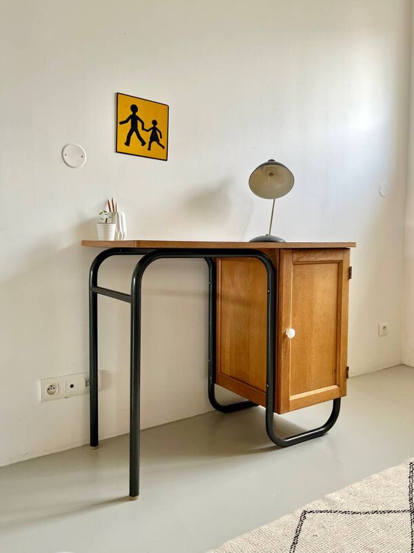 Bureau d’internat vintage S22 Mobilor / J. Hitier