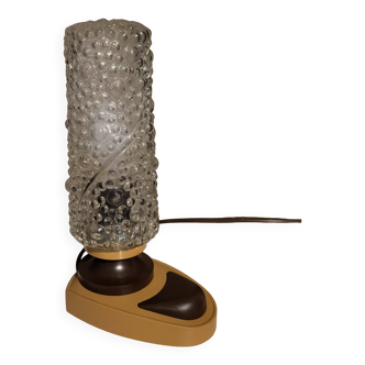 Bedside lamp, bubble glass, 1960, Germany