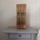 Lampe en bois de chêne sculptée, Dominique Dezen