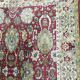 Large carpet old Agra French Janus point made Lily hand 250 X 350 CM