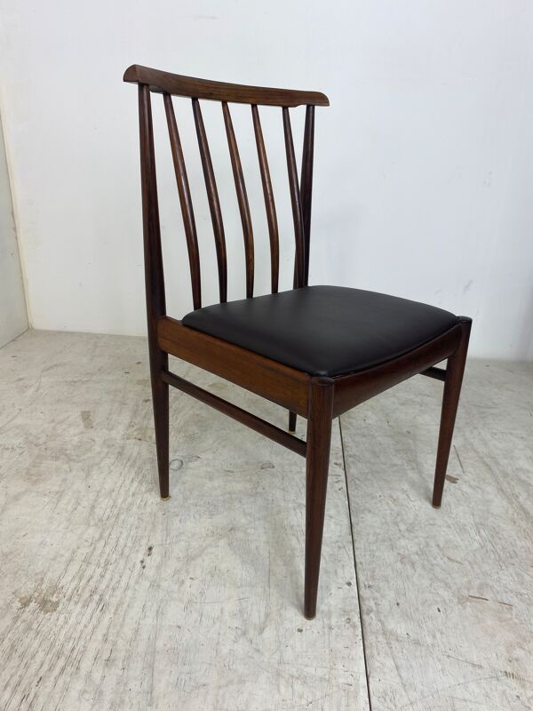 Chaises de salle à manger scandinaves, années 1960, Ensemble de 3