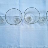 Set of 6 rustic glasses