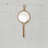 Rattan mirror in the style of Louis Sognot, France, 1950