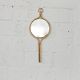 Rattan mirror in the style of Louis Sognot, France, 1950