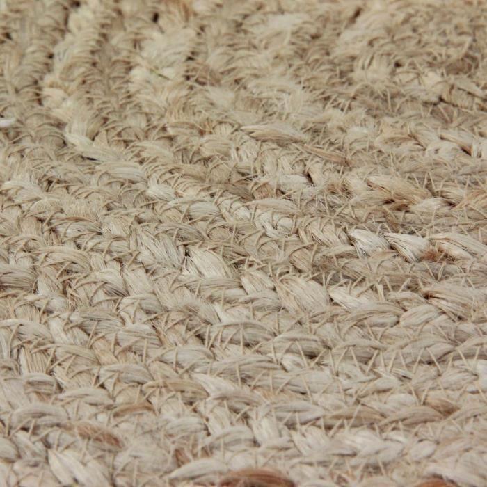 Round carpet in natural jute 90 cm