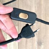 Vintage green ceramic lamp