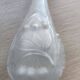 Frosted moulded glass carafe