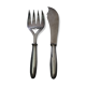Christofle ribbon model fish serving cutlery