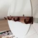 Antique wall coat rack folk art
