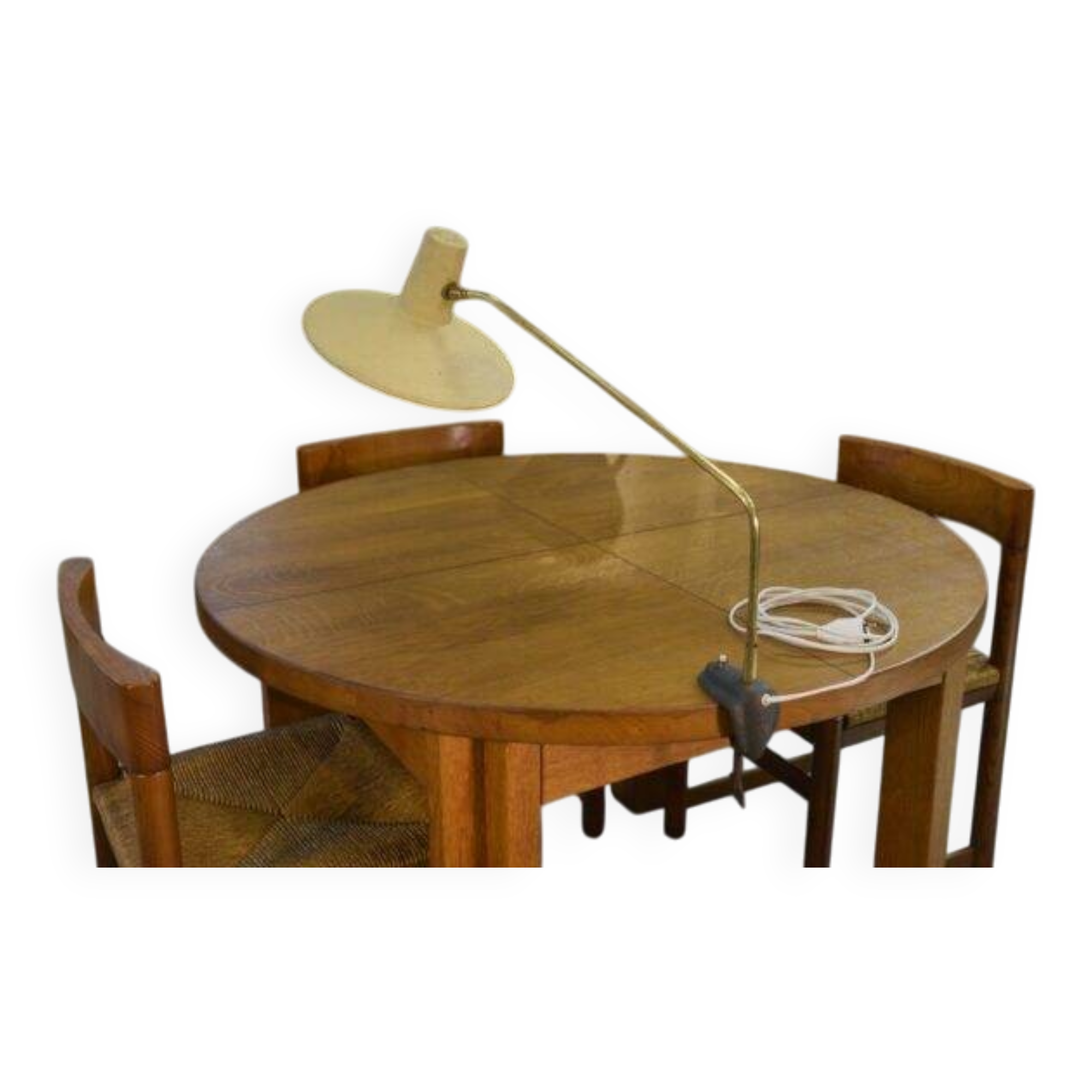 Desk lamp with vice clamp, German origin, 1960s