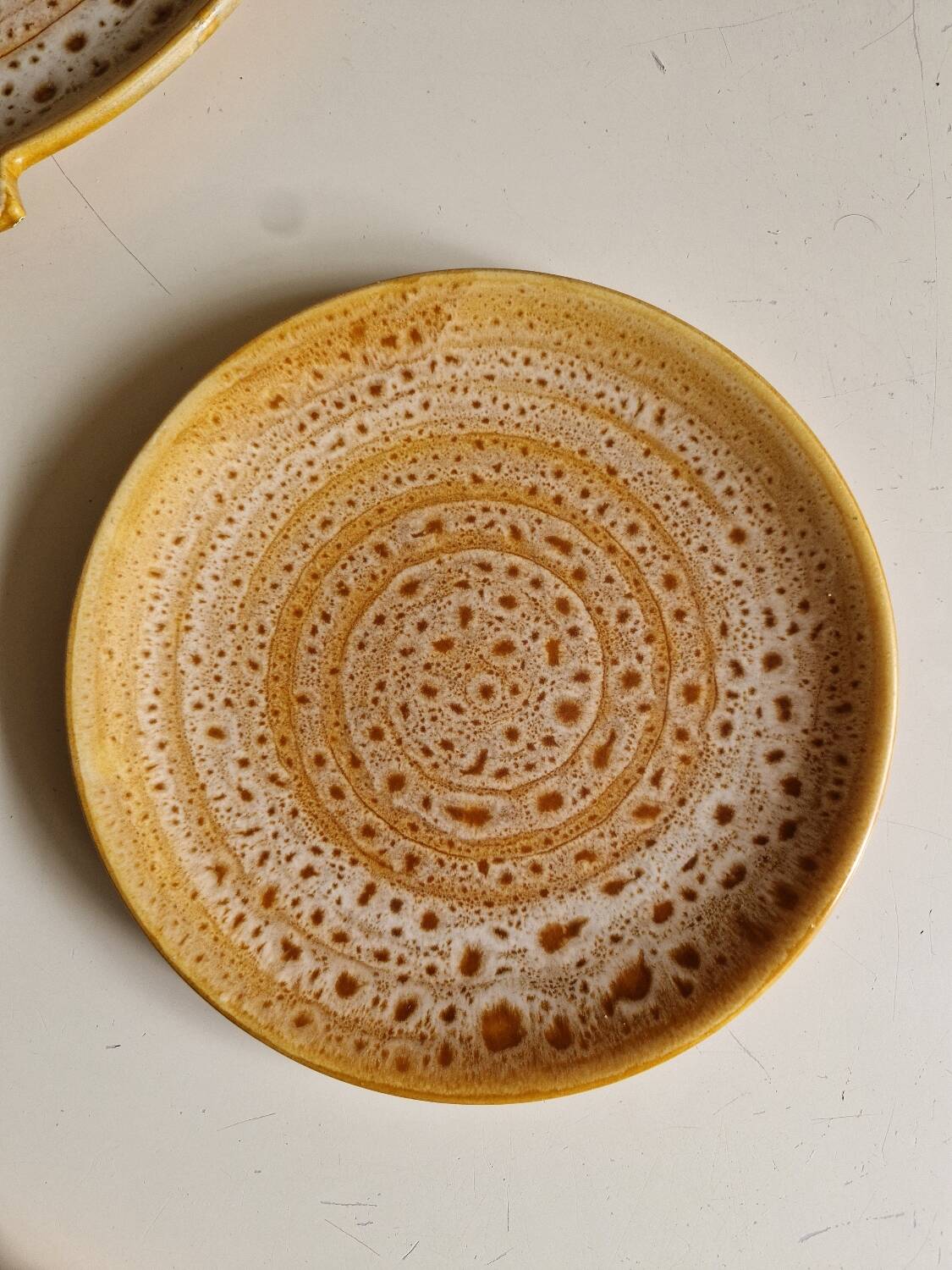 Set of 8 dessert plates plus a Niderviller Fauve model dish