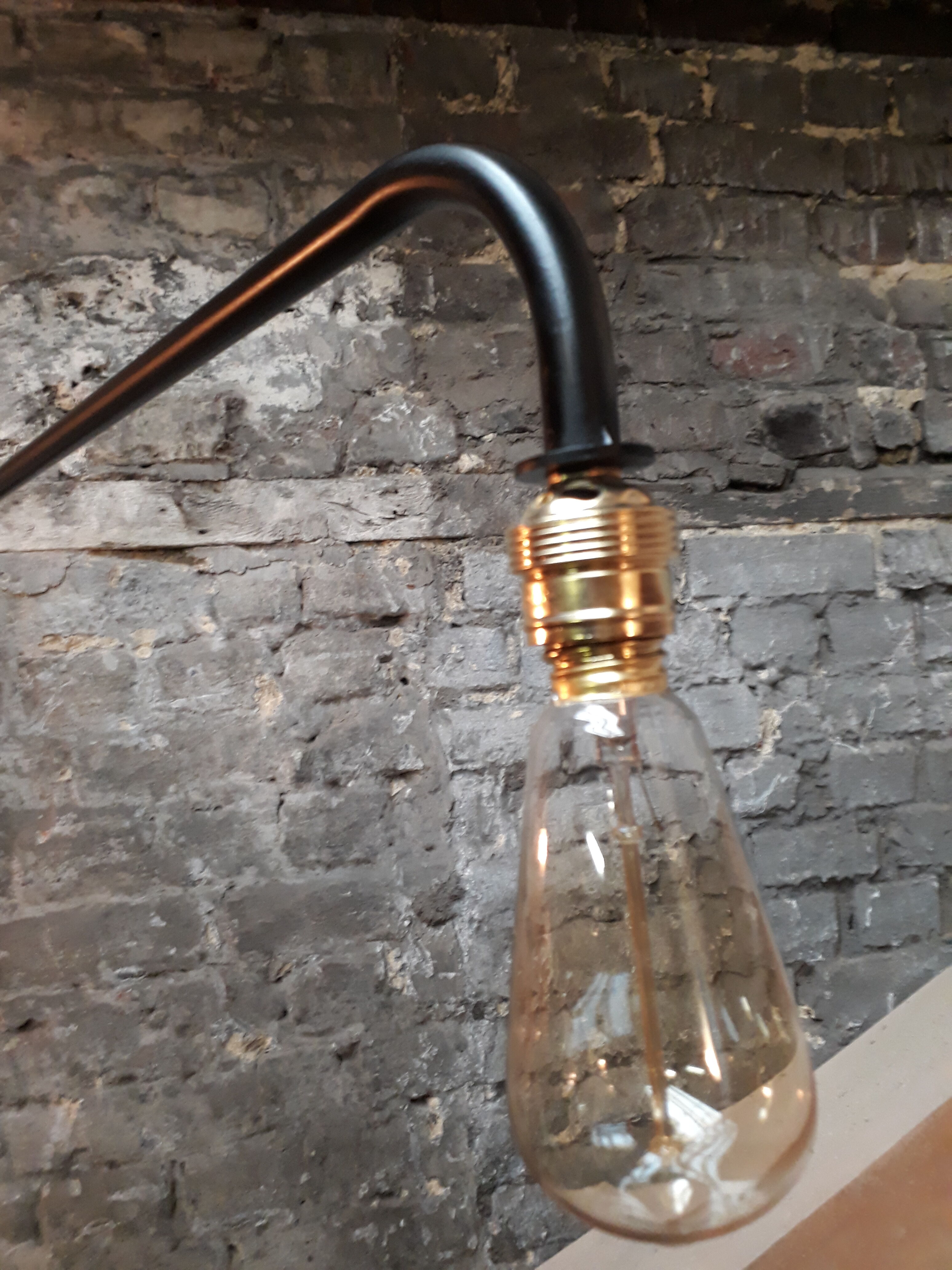 Wall light orientable wall