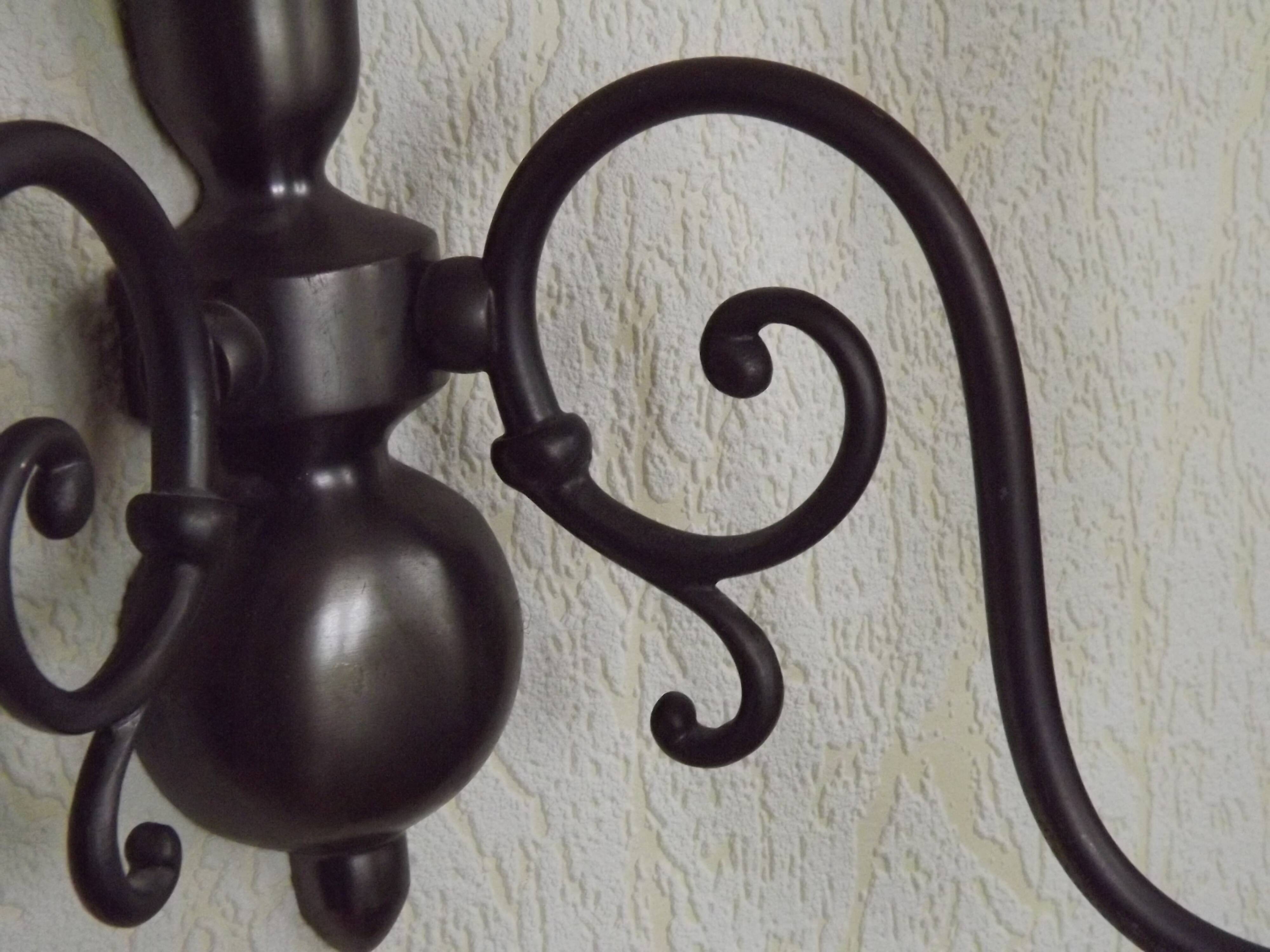 Five-light Flemish chandelier in silver-plated metal 5181