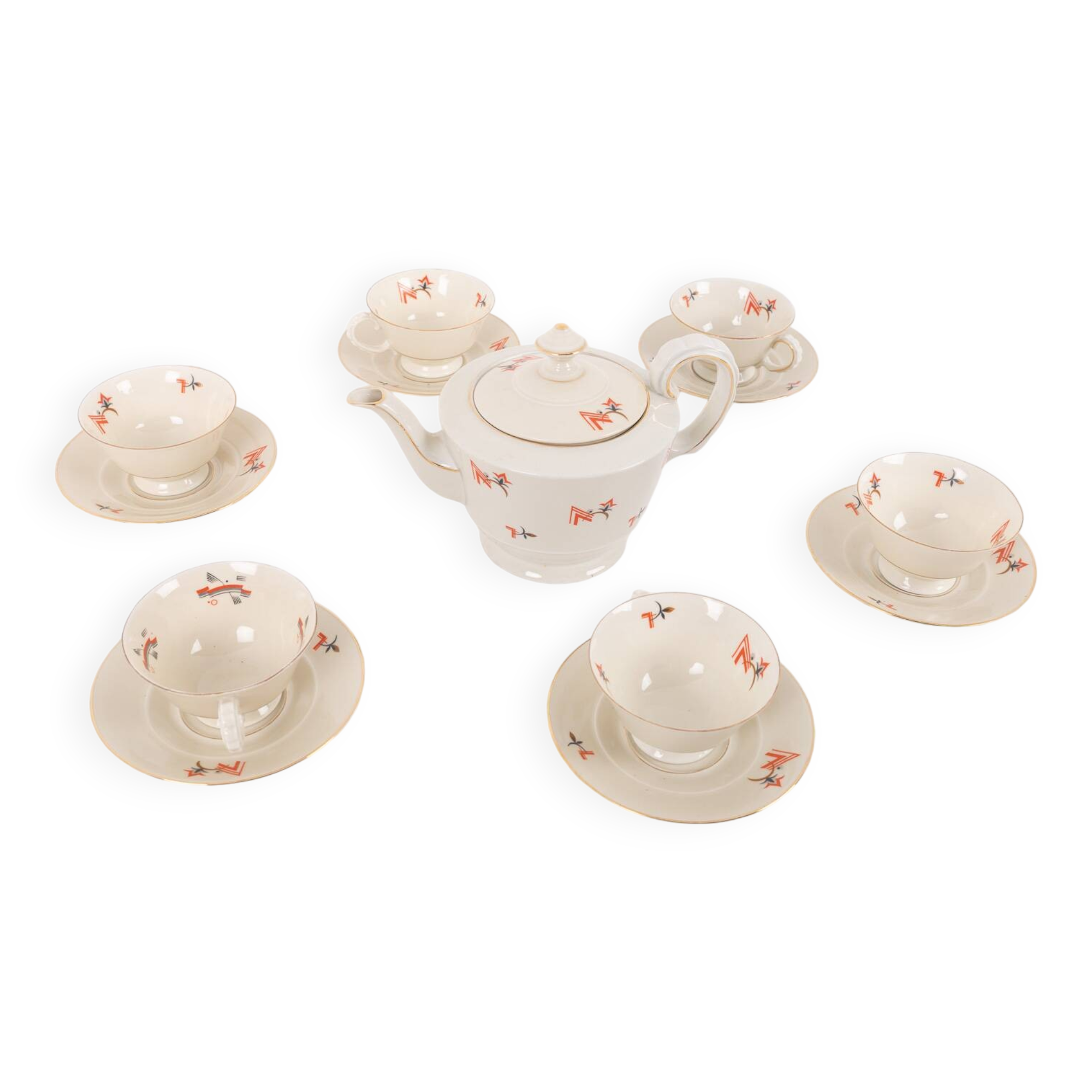 Vintage tea service from Johann Seltmann for Bavaria, Germany 1960’s