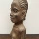 African statue, wooden bust of a woman, 1920s