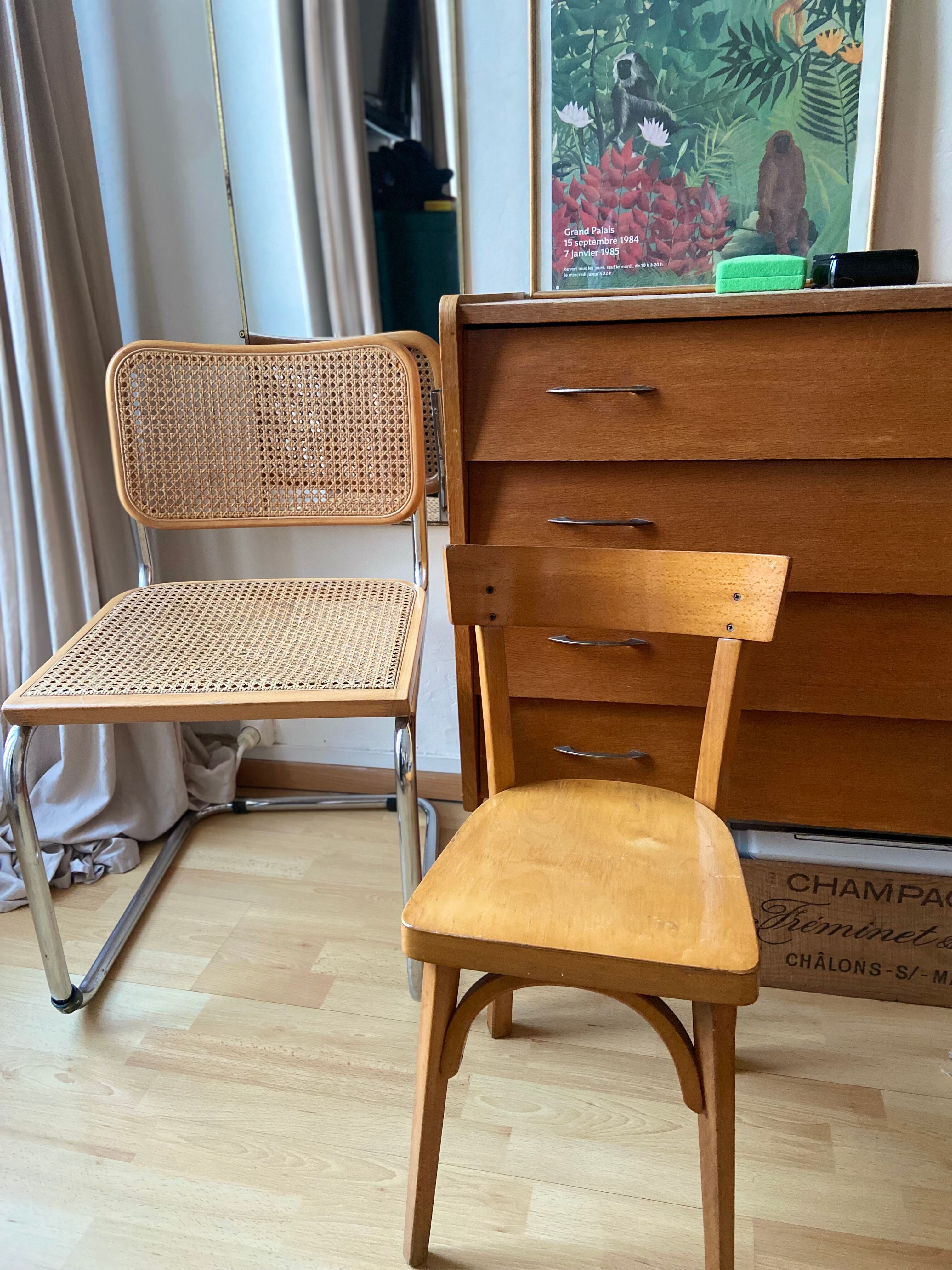 Vintage children's chair retro 50s