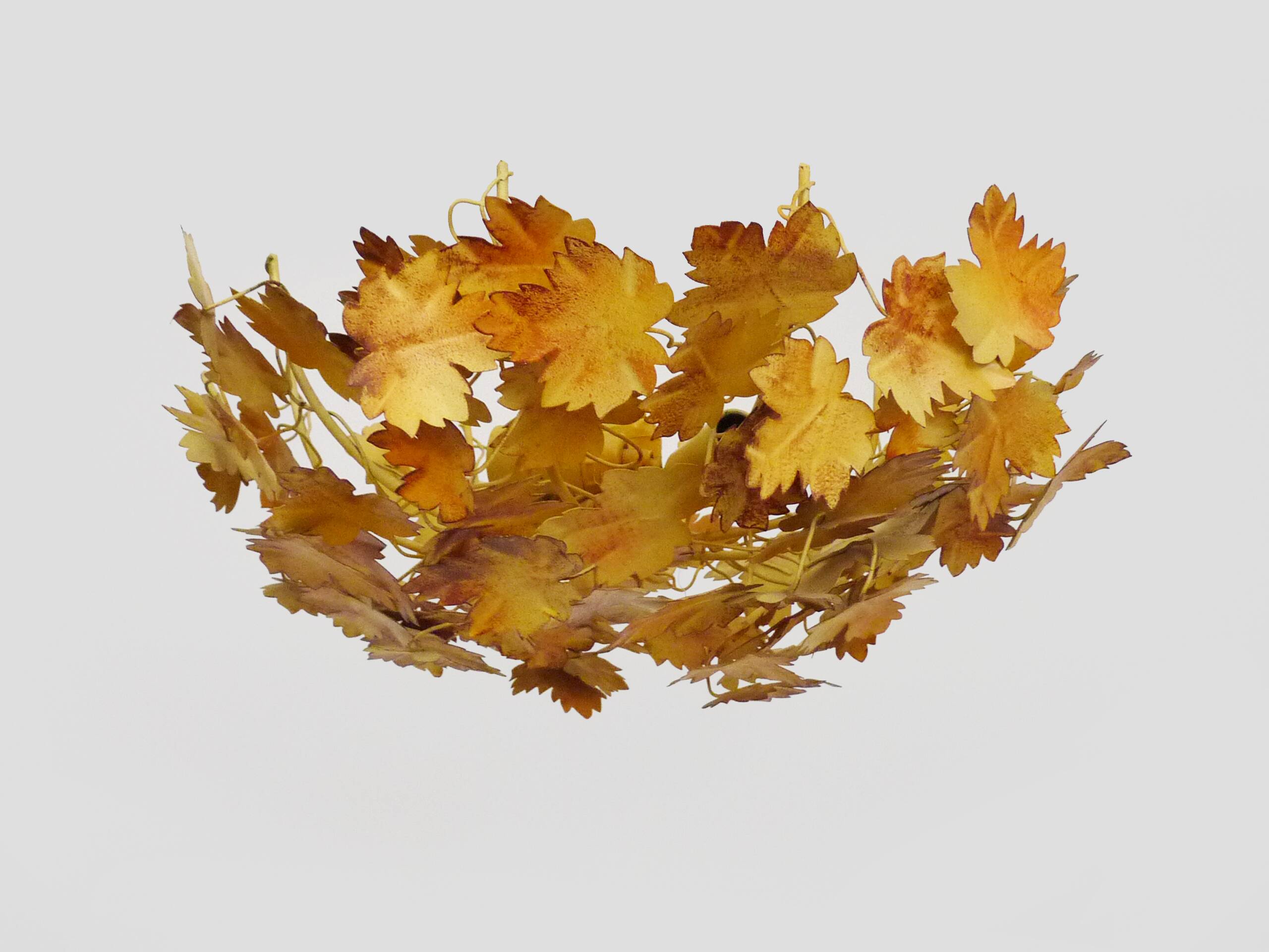Vintage maison art et floritude ceiling light. autumn leaf