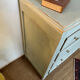 Vintage art deco wood chest of drawers