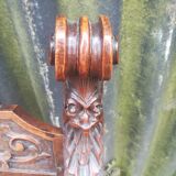 Dagobert walnut armchair