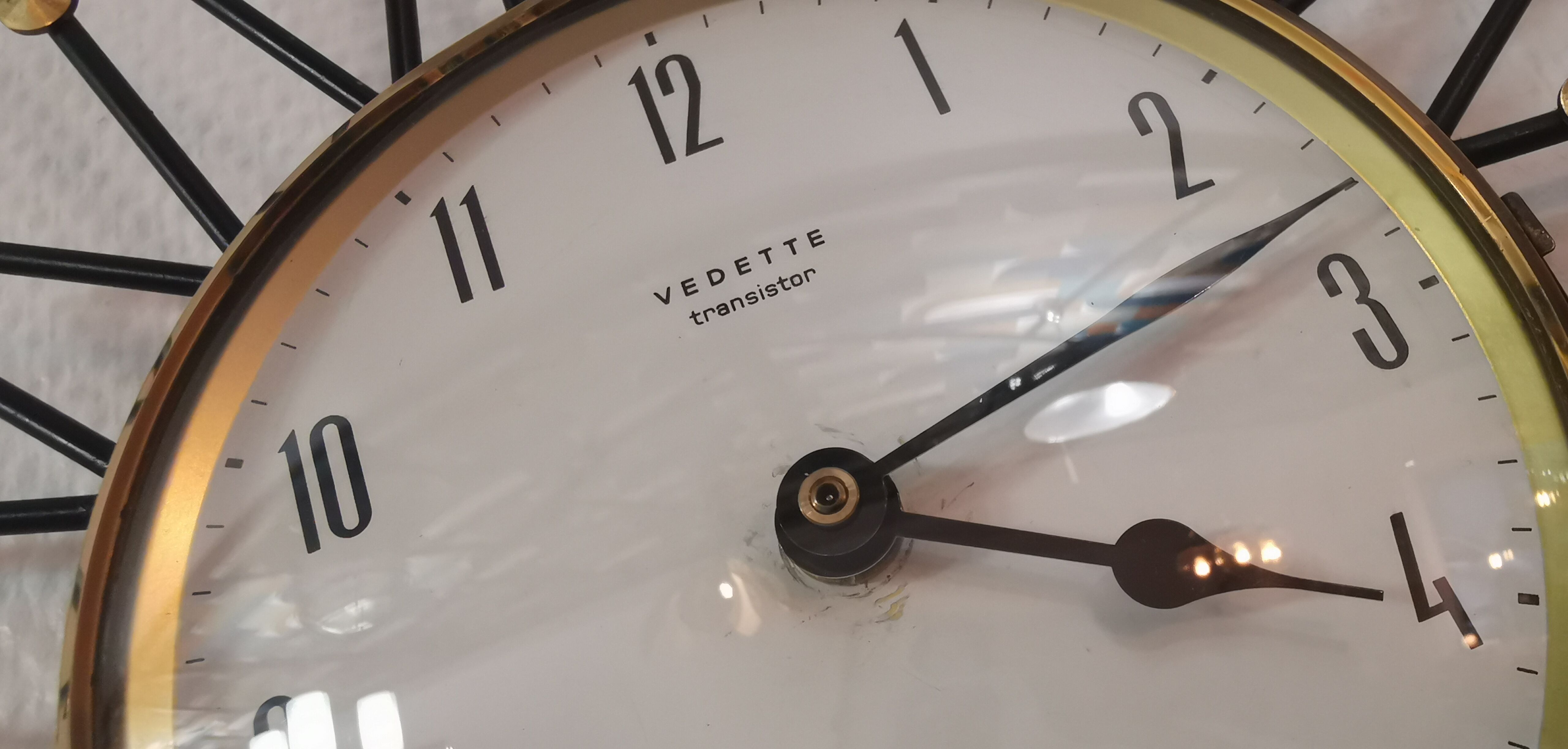 Vedette wall clock France 1950