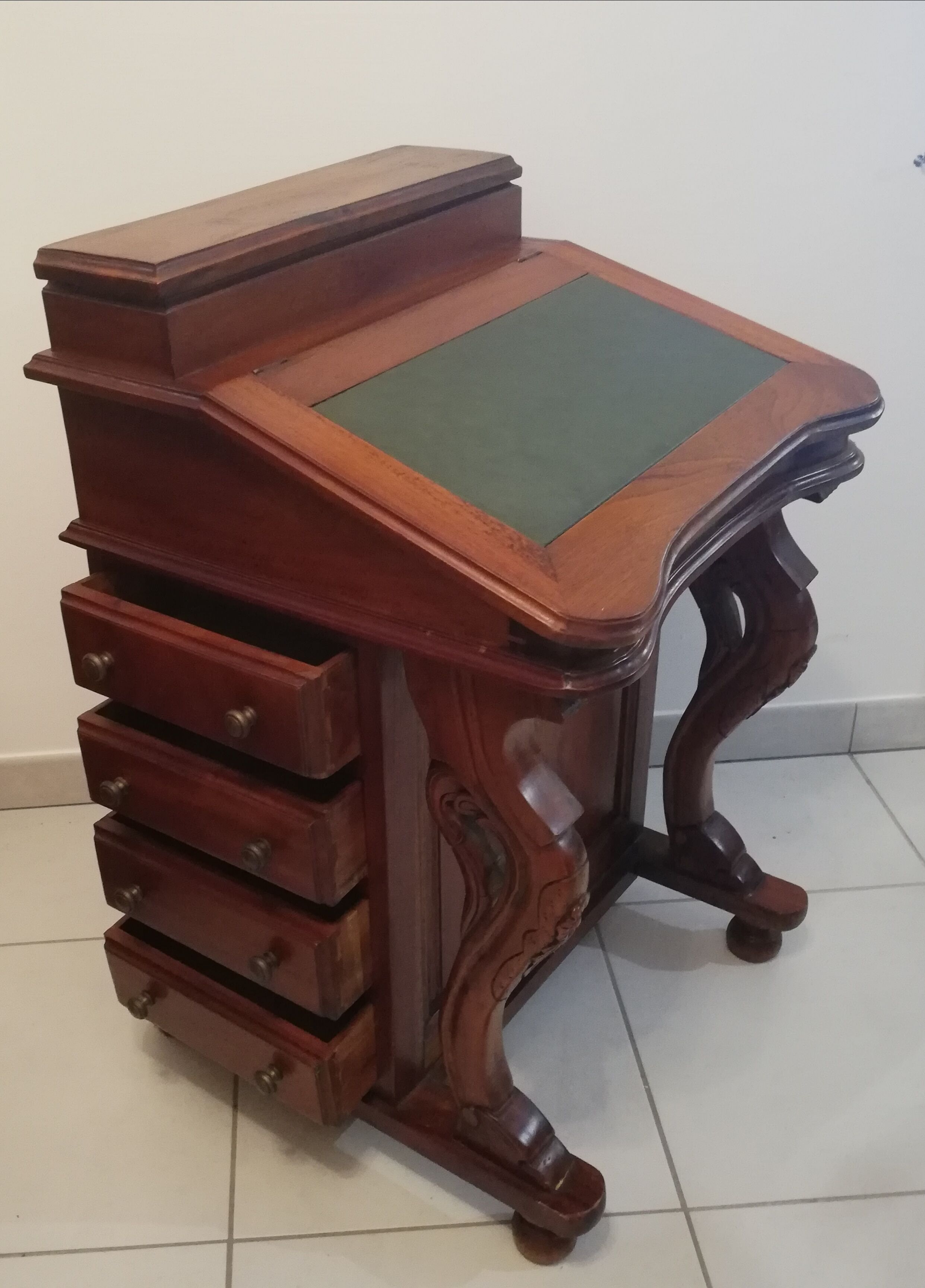 Desk Davenport 8 drawers