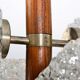 Temde chandelier with frosted glass elements, 1960s